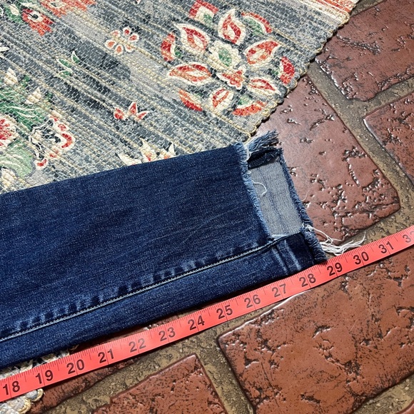 J Brand raw frayed hem skinny ankle denim jeans - Picture 8 of 10